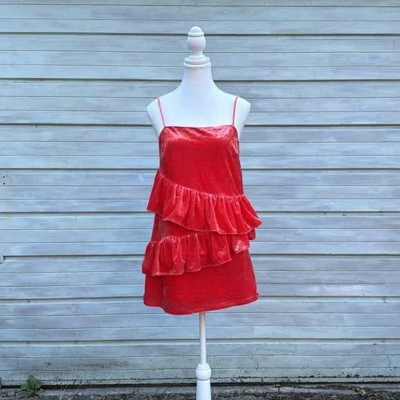 ASOS velvet dress size 4 - Picture 3 of 6